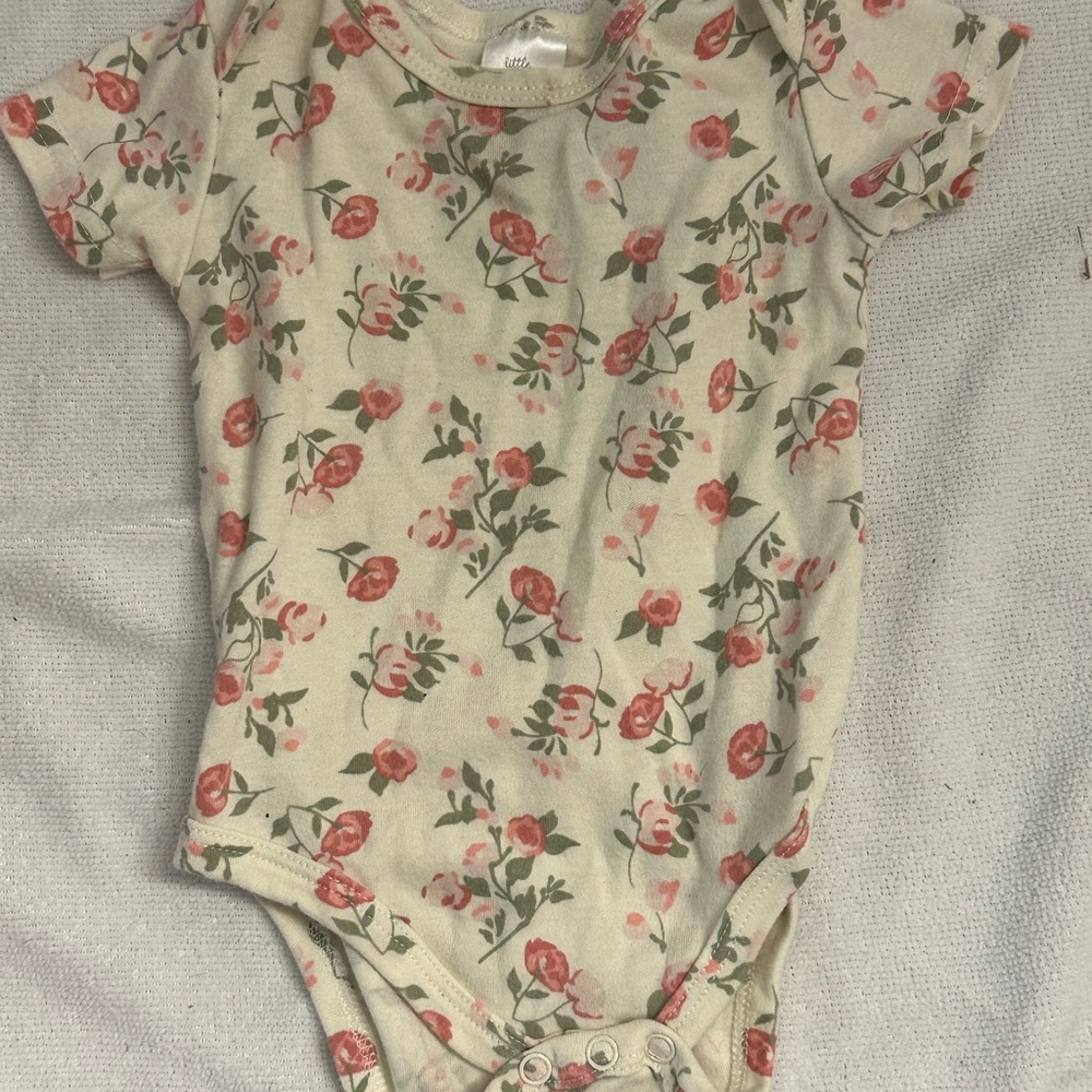 Floral Print Kids One Piece